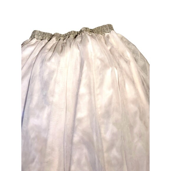 Eclin One Shoulder long Apron Dress NWT Sage Green S/M Tutu Tule Skirt Japan - Picture 13 of 16